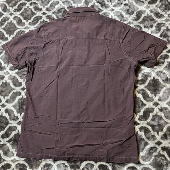 Kuhl Outdoor Performance Button Up Mens Small Lightweight Ripstop Nylon Stealth - Picture 4 of 10